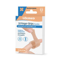 Fingerstrips Flexible, plaster strips, skin colored,...