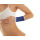 Hand support, Elastic sports bandage, by Lifemed®, blue, size S-XL