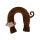 SÃ¤nger Neck Hot Water Bottle, brown "Monkey Monti"