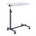 Careline bed table NOVA, height adjust, swivel, 4 wheels, colors