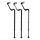 GANYMED® Forearm Walking Aid 120 kg, Clip, with various handles and colors by Ossenberg