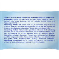Hartmann SterilliumÂ® 2 in 1 wipes, hand and surface disinfection wipe