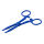 Hartmann Kocher clamp atraumatic, plastic, blue 14 cm sterile, individually packed