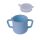 Behrend drinking cup with cover, plastic, 2 handles, different colors