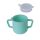 Behrend drinking cup with cover, plastic, 2 handles, different colors