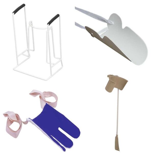Behrend stocking pullers, dressing, diff. Versions
