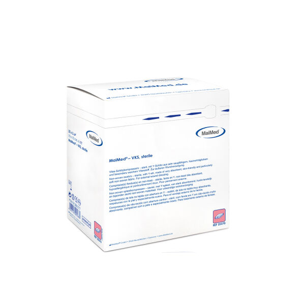 MaiMed Non-Woven Slit Compresses, 10x10cm, 6-ply, 50 pcs.