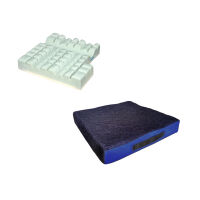 SHP CUBE GEL Rollstuhl- und Sitzkissen, schwarz-blau,...