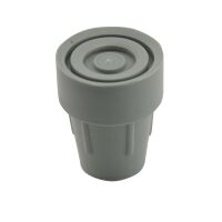 MC24 Crutch Tip, Non-Slip and Abrasion-Resistant, Grey, 16-22 mm