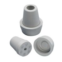 Behrend Krückenkapsel, Gummi, mit Spikes, breit,...