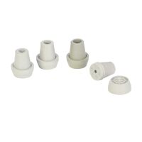 Behrend crutch capsule, rubber, with spikes, wide, grey, sizes