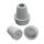Behrend crutch capsule, rubber, with spikes, wide, grey, sizes