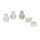 Behrend crutch capsule, rubber, with spikes, wide, grey, sizes