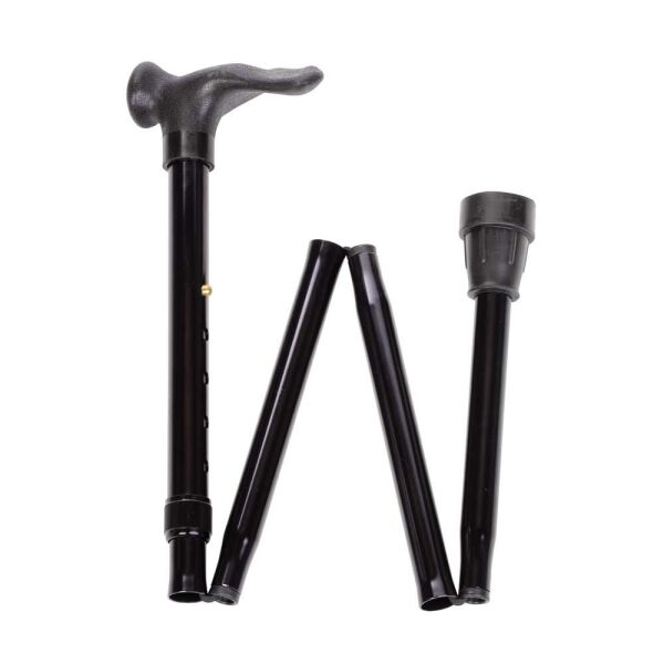 Behrend foldable walking stick, anatomical, 83-94cm, left/right