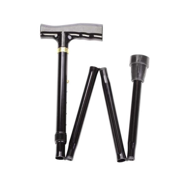 Behrend folding stick, Fritz-handle, alu, adjustable, colors