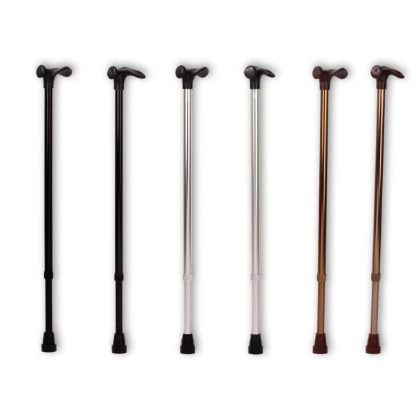 Behrend walking stick, anatomical handle, left/right, colors