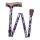 Behrend folding stick, alu, height-adjustable, patterns