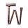 Behrend folding stick, alu, height-adjustable, patterns