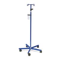 Ratiomed IV pole, safety hooks, 5 casters, height...