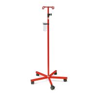 Ratiomed IV pole, safety hooks, 5 casters, height...