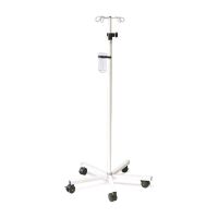 Ratiomed IV pole, safety hooks, 5 casters, height adjustable, colors