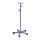 Ratiomed IV pole, safety hooks, 5 casters, height adjustable, colors