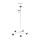 Ratiomed IV pole, safety hooks, 5 casters, height adjustable, colors