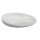 Behrend plate with raised edge, non-slip, rubber feet, ABS / Melamine