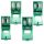 Plum eye wash or emergency department in wall box, Duo or Easy