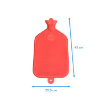 Rubber hot water bag of Sänger, smooth, 3 liter, various colors