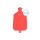 Rubber hot water bag of Sänger, smooth, 3 liter, various colors