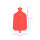 Rubber hot water bag of Sänger, smooth, 3 liter, various colors
