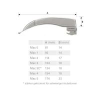 Luxamed F.O. Macintosh Spatel, integr. Lichtleiter, Gr. 0-5