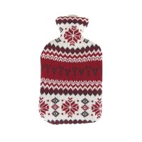 Sänger hot water bottle 2L, knit cover winter, colors