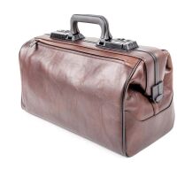 Dürasol Rusticana doctors case, leather, 1 o.2 front pockets