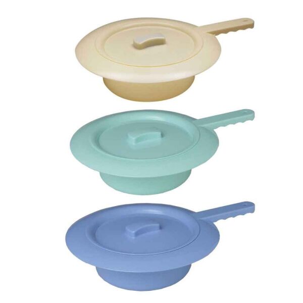 Behrend bedpan, plastic, autoclavable, cover, color selection