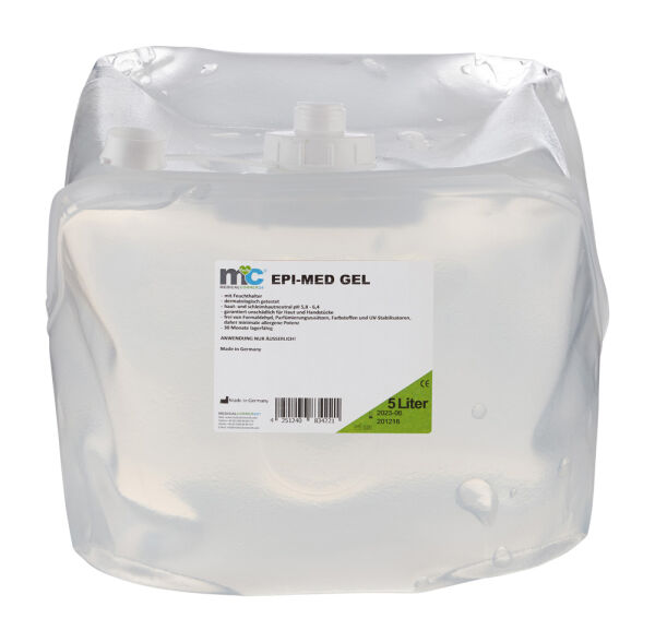 IPL Gel Epi-Med, IPL contact gel, hair removal, cubitainer