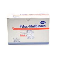 Peha gauze by Hartmann, fixation bandages, white, 20 pack