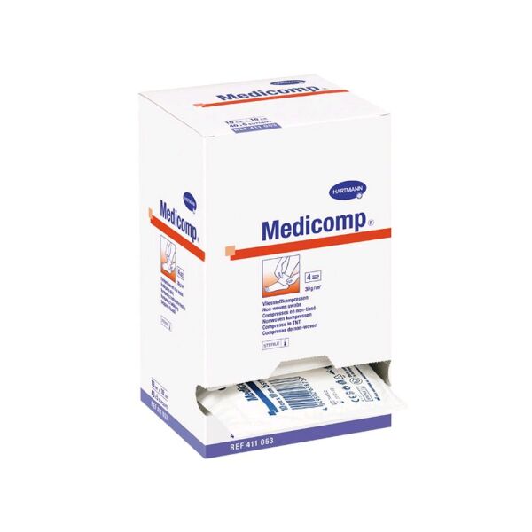 Medicomp Nonwoven Compresses by Hartmann, 25 x 2 items