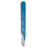 Ratiomed Disposable scalpels, sterile, stainless steel blades, 10 item