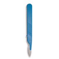 Ratiomed Disposable scalpels, sterile, stainless steel blades, 10 item