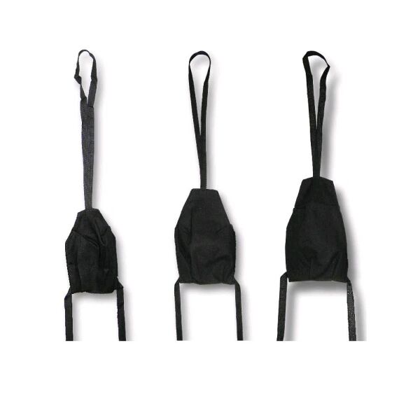 Ratiomed ear patches by Hartmann, triangular, twist ties, black S-L