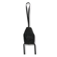 Ratiomed ear patches by Hartmann, triangular, twist ties, black S-L