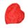 Sänger Heart Hot Water Bottle 1.65 l, with or without plush cover, red