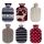 Singer 2 L rubber hot water bottle incl. Knit cover, diff. colors