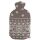 Singer 2 L rubber hot water bottle incl. Knit cover, diff. colors