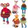 Plushie with 0.8 L hot water bottle by Sänger, velvety, padded, zipper