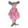 Plushie with 0.8 L hot water bottle by Sänger, velvety, padded, zipper