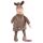 Plushie with 0.8 L hot water bottle by Sänger, velvety, padded, zipper