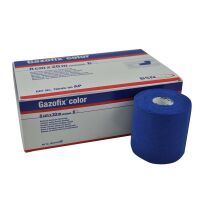 BSN Gazofix Color Fixierbinde, elastisch, 8cmx20m blau 1...